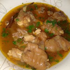 A picture of Instant mutton paya.