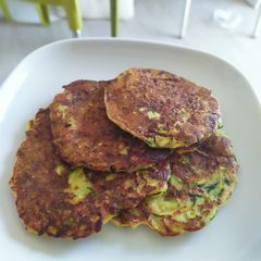 A picture of Eggless Zucchini Fritters.