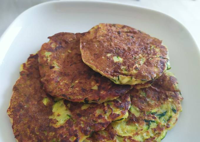 Eggless Zucchini Fritters