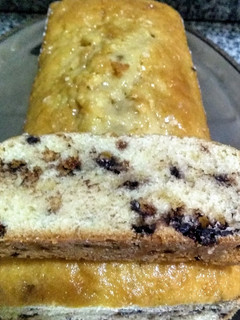 Una foto de Budín de chocolate, manzana y jengibre 🍎🍫