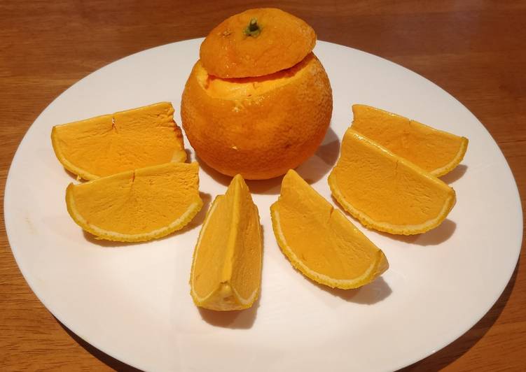 Orange kulfi