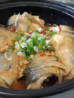 辣豆瓣燒虱目魚頭 的食譜成品照片
