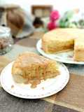 Tarta de Crema de Dulce de Leche y Masa de coquitos.