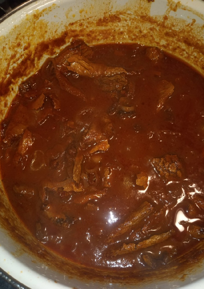 Una foto de Chiles chipotles adobados caseros
