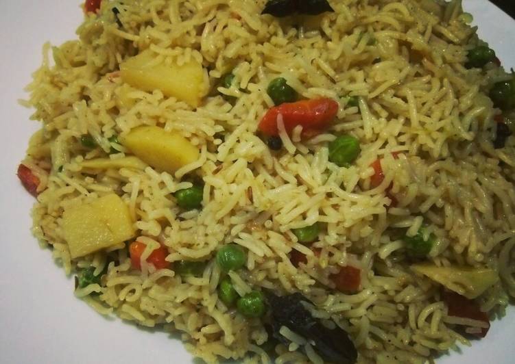 Vegetable Pulao💚💛💚