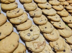 Una foto de Galletas de chispas de chocolate