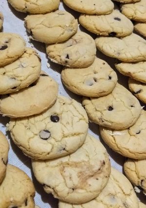 Una foto de Galletas de chispas de chocolate