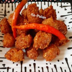 A picture of Besan Pakoda From Leftover Masala Daliya.