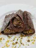 Cannoli siciliano al cacao