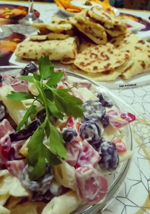 صورة لوصفة سلطة المعكرونة بالمايونيز