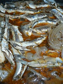 Una foto de Boquerones encebollados