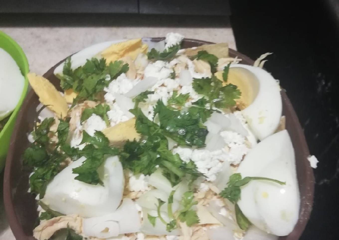 Deliciosos Chilaquiles verdes