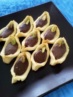 Csokis csónak, gluténmentesen recept fotója