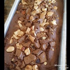 A picture of Whosayna’s Fruit and Nut Chocolate Cake.