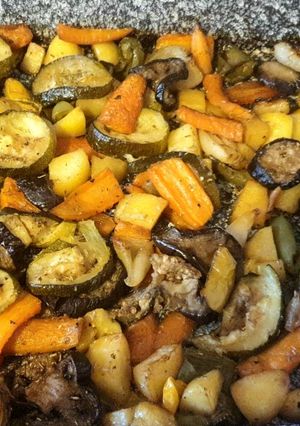 Sült zöldség recept fotója