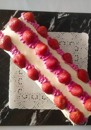 Foto resep Red Velvet Roll Cake