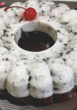 Foto resep Puding busa coklat oreo