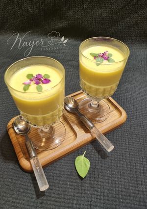 عکسی از دستور دسر طالبی بیسکویتی