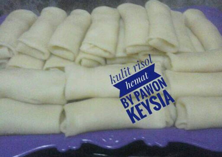 Resep Kulit risol hemat, Bisa Manjain Lidah