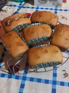 Una foto de Mini budines con corazón de chocolate