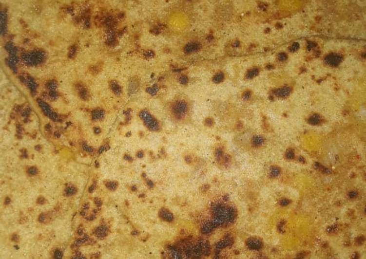 Chana dal parantha