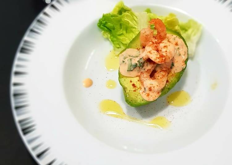 Recipe of Quick Avocado Prawn Cocktail