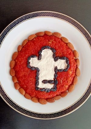 A picture of Gajar ka halwa.