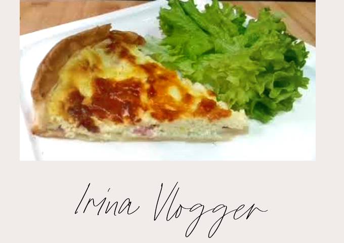 EASY BASIC RECIPE of simple and delicious homemade french quiche