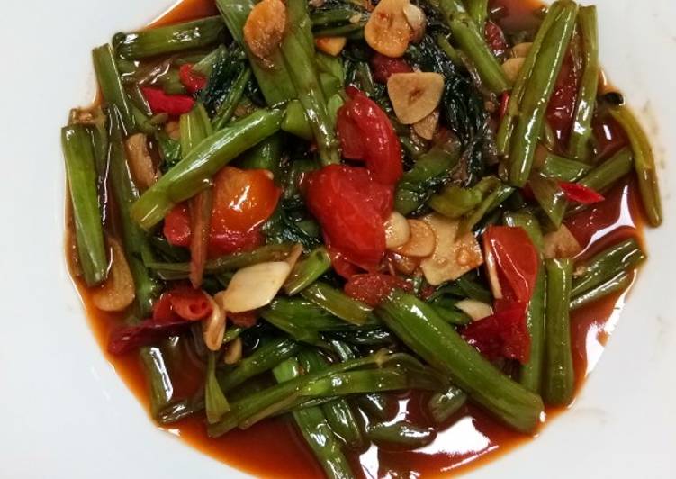 Langkah Mudah untuk Membuat TUMIS KANGKUNG SAUS TIRAM PEDAS 🌶 Anti Gagal