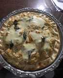 Tarta de pollo completa