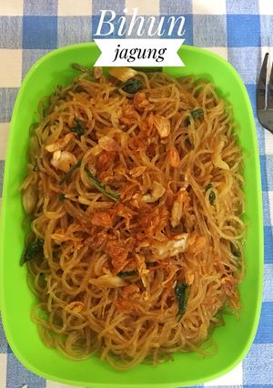 Foto resep Bihun jagung