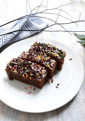 Foto resep Eggless coffee cake (PR_eggless cake)