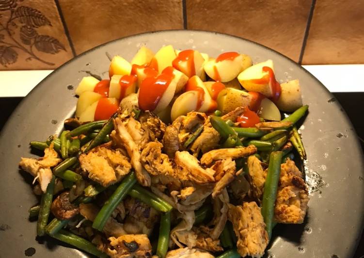 Recipe: Tasty Vegansk wok med svampe og soja