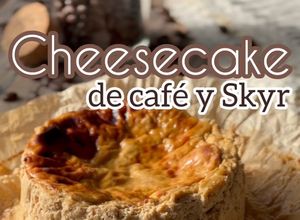 Una foto de Cheesecake de café y Skyr