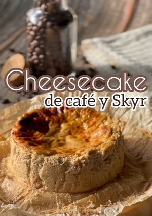 Una foto de Cheesecake de café y Skyr