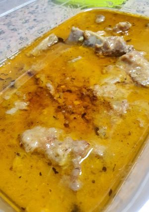 Una foto de Costillas en salsa de mostaza y miel