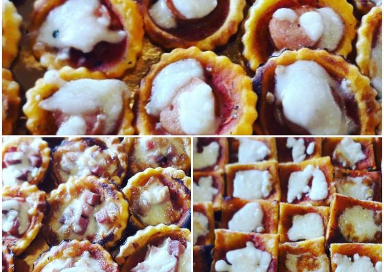 Pizzette dell'ultimo minuto con pasta sfoglia e base per pizza