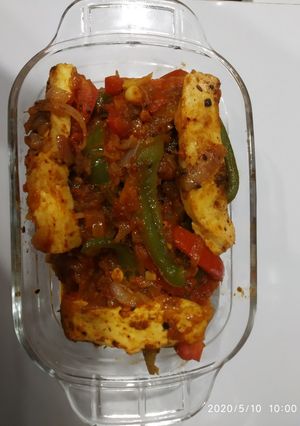 A picture of Kadai paneer.