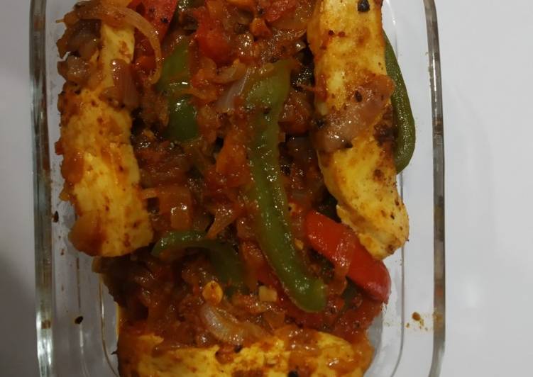 Delicious kadhai paneer