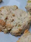 Scones de queso y puerro 🧀