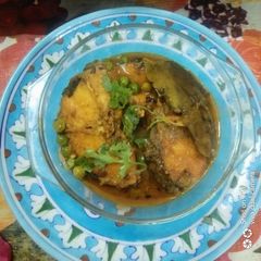 A picture of Coriander Fish Curry.