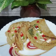 A picture of Black Chana & Rice Dosa.