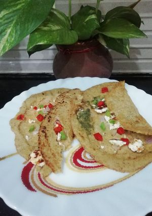 A picture of Black Chana & Rice Dosa.