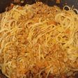 Spaghettis boloñesa con toque pimentón