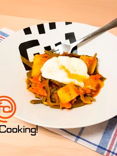 Una foto de Judías Verdes a la Jardinera