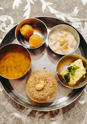 A picture of JAGGERY COCONUT RICE (Coconut Jaggery Rice 🍚) 😋No Sugar.