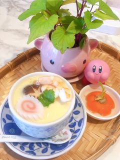 Hình của món Trứng hấp.