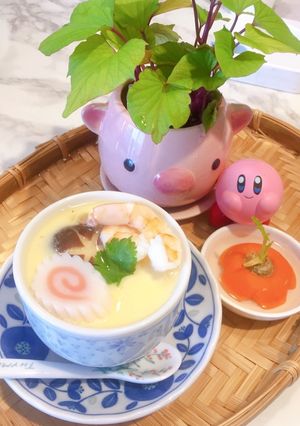 Hình của món Trứng hấp.