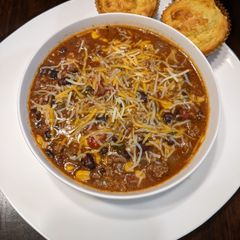 A picture of Taco Soup.