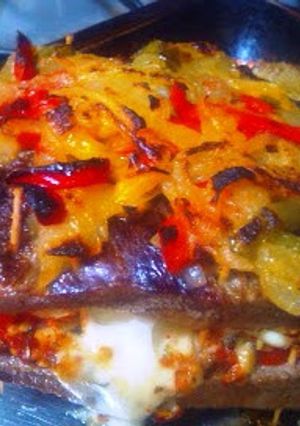 Una foto de Tapa de asado rellena